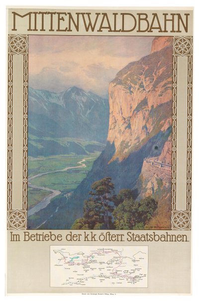 Mittenwald Demiryolu, c. 1912. by Gustav Jahn