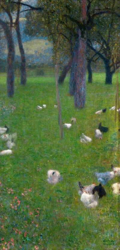 Yağmurdan Sonra Tavuklu Bahçe, St. Agatha, 1898 by Gustav Klimt