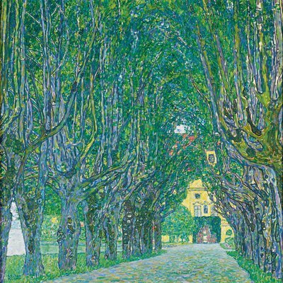Kale odasına giden cadde by Gustav Klimt