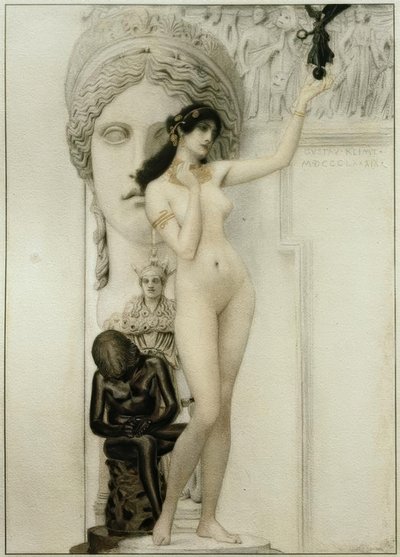 Heykel Alegori by Gustav Klimt