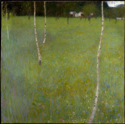 Huşlu Çiftlik Evi (Genç Huşlar) by Gustav Klimt