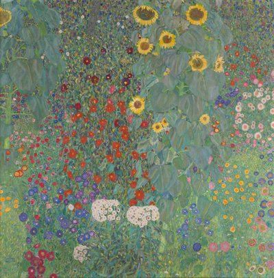 Ayçiçekleri ile Çiftlik Bahçesi by Gustav Klimt
