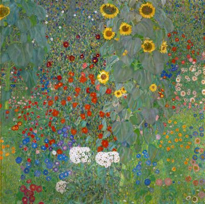 Ayçiçekli Çiftlik Bahçesi, 1905-1906 by Gustav Klimt