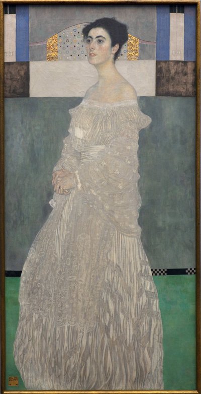 Margaret Stonborough Wittgenstein. Gustav Klimt (1862-1918), Tuval Üzerine Yağlıboya Tablo 1905. Avusturya sanatı, 20. yüzyılın başları, sembolizm. Neue Pinakothek, Münih (Almanya). by Gustav Klimt