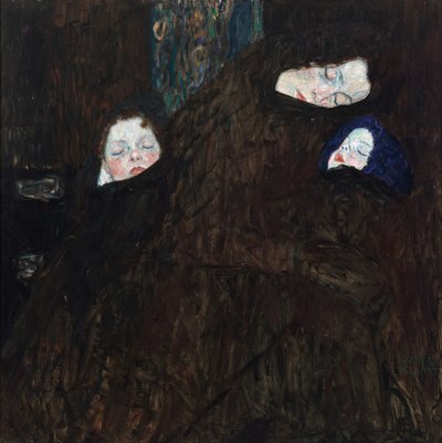 İki çocuklu anne Aile, 1908-1910. by Gustav Klimt