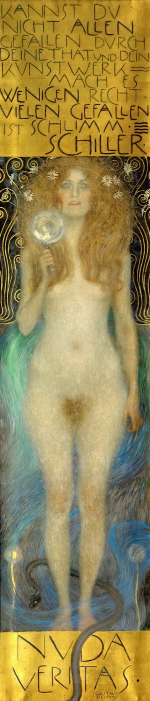 Nuda Veritas, 1899 by Gustav Klimt