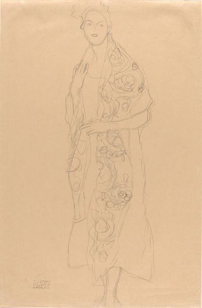 Bir Kadının Portresi by Gustav Klimt