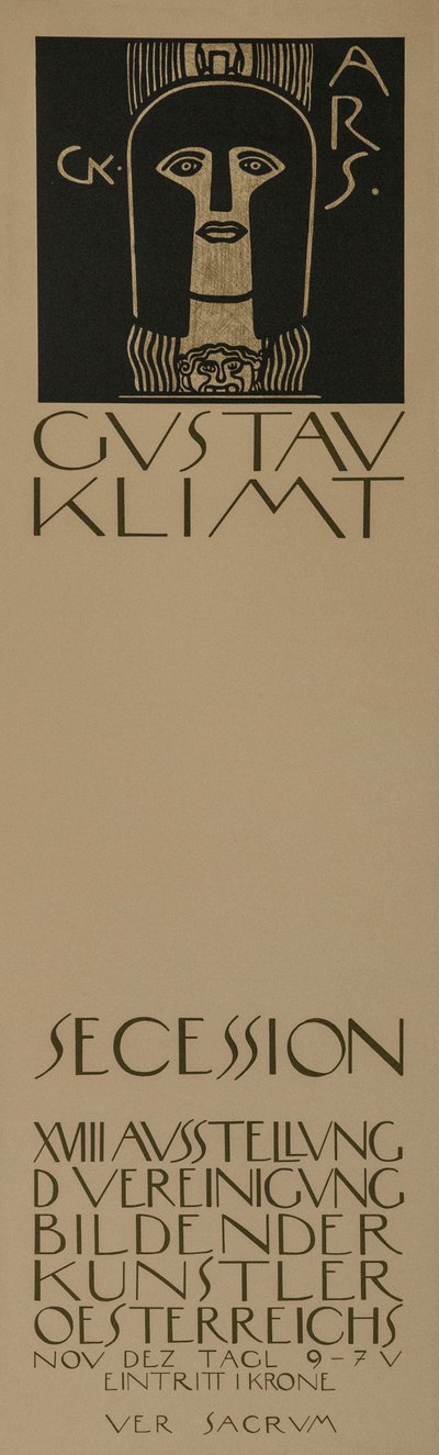 On sekizinci Viyana Ayrılık Sergisi Afişi, 1903. by Gustav Klimt