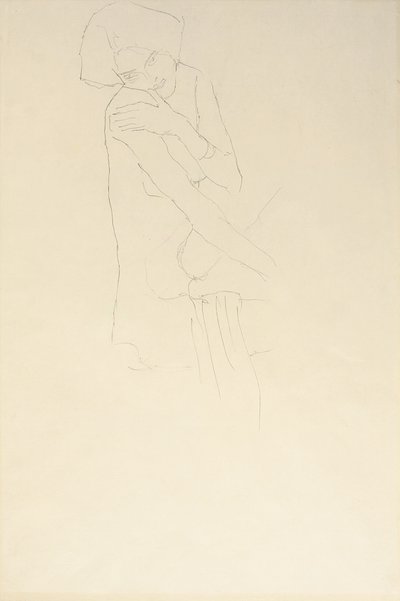Adele Bloch-Bauer II için Çalışma, 1911 by Gustav Klimt