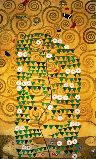 Stoclet Frizi, Detay: Hayat Ağacı, 1905-1909 by Gustav Klimt