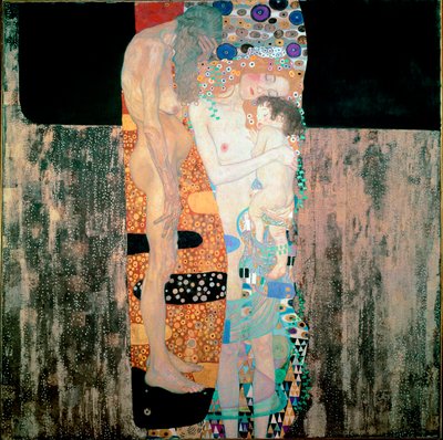 Kadının Üç Çağı Gustav Klimt (1862-1918) 1905 Dim. 180x180 cm Roma, Galleria Nazionale d