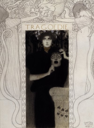 Trajedi, 1897 by Gustav Klimt