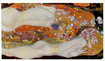 Su yılanları II by Gustav Klimt