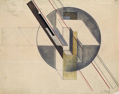 İnşaat, 1921 by Gustav Klutsis