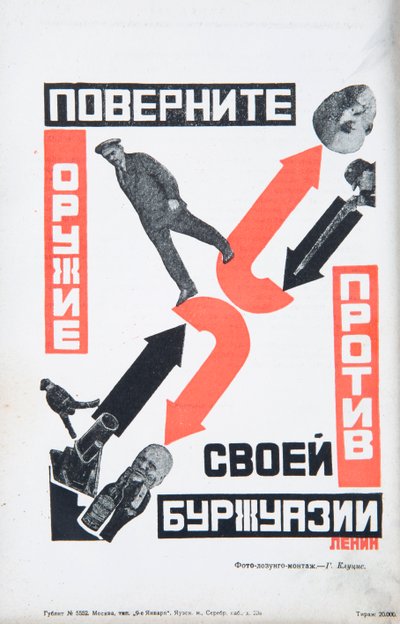 Vladimir Lenin, yaklaşık 1934. by Gustav Klutsis