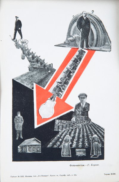 Vladimir Lenin, yaklaşık 1934. by Gustav Klutsis