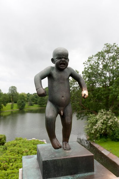 "Sinnatageen" kızgın çocuk, Frogner Park