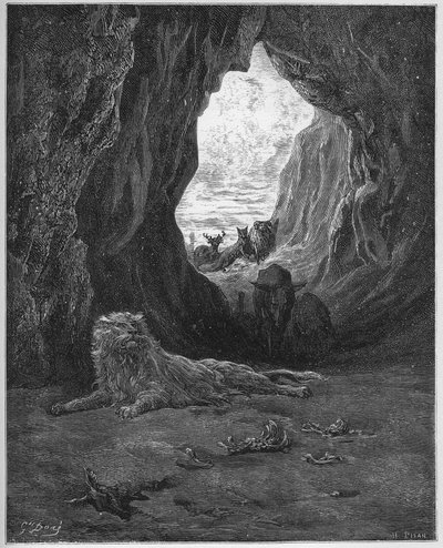 Le lion malade et le fox - Tilki ve Hasta Aslan - Jean de La Fontaine