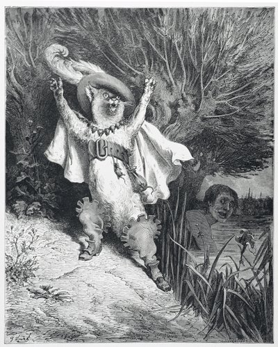 Çizmeli Kedi by Gustave (after) Dore