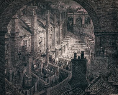 Gecekondu terasları, Gustave Doré by Gustave (after) Dore