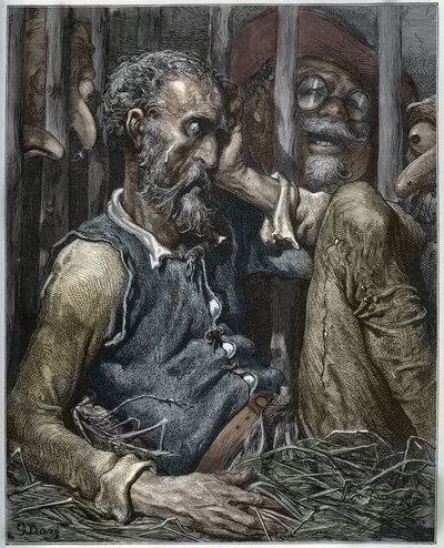 Miguel Cervantes (1547-1616) (Don Kişot) tarafından “Don Kişot de la Mancha”dan Don Kişot