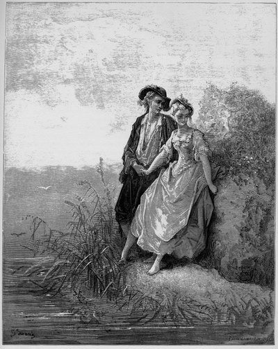 Tircis et Amarante - Tircis ve Amaranth - (Çoban ve çoban kadın) - Jean de La Fontaine