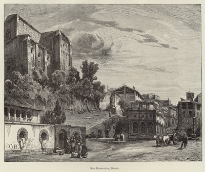 San Domenico Bazilikası, Siena by Gustave Bauernfeind