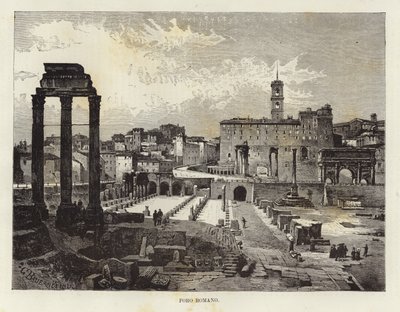 Roma Forumu by Gustave Bauernfeind