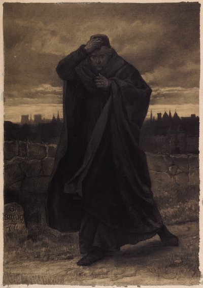 Claude Frollo. by Gustave Brion