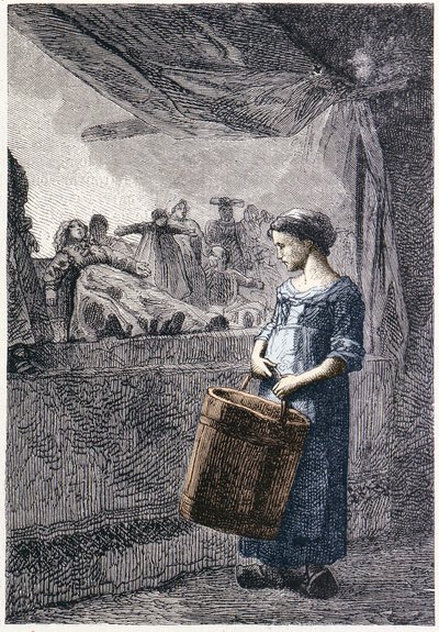 Cosette oyuncak dükkanının önünde - Victor Hugo