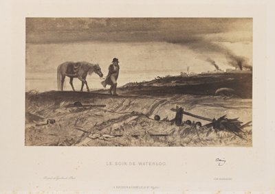 Gustave Brion - Waterloo Akşamı by Gustave Brion