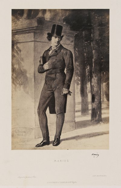 Gustave Brion - Marius by Gustave Brion