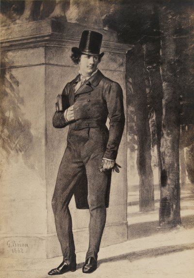 Gustave Brion - Marius Pontmercy by Gustave Brion