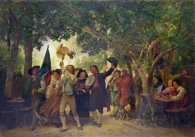 Horoz Dansını Kazanan, 1871 by Gustave Brion