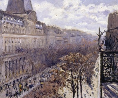 İtalyanlar Bulvarı, 1880. by Gustave Caillebotte