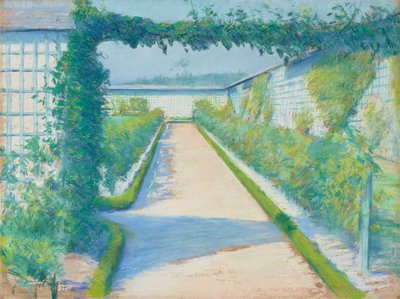 Sebze bahçesi, Yerres, 1877 by Gustave Caillebotte