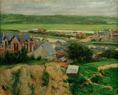 Touques vadisi, Trouville by Gustave Caillebotte