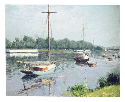 Bassin d "Argenteuil, c.1882 by Gustave Caillebotte
