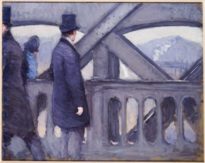 Avrupa Köprüsü, 1876 by Gustave Caillebotte
