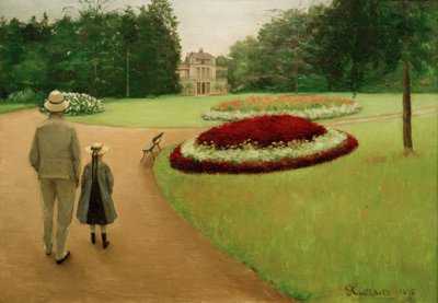 Taş Duvarların Görünümü by Gustave Caillebotte