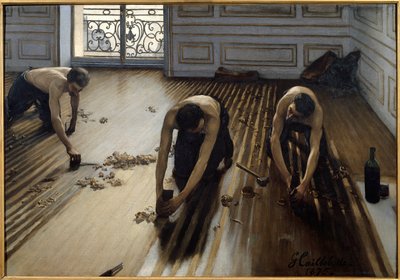 düz parke by Gustave Caillebotte