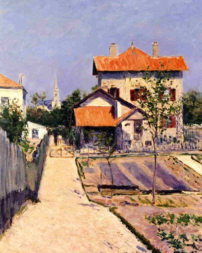 ಯರೆಸ್‌ನಲ್ಲಿರುವ ಕಲಾವಿದರ ಮನೆ, ಸಿ.1882 ಟರ್ಕ್ by Gustave Caillebotte