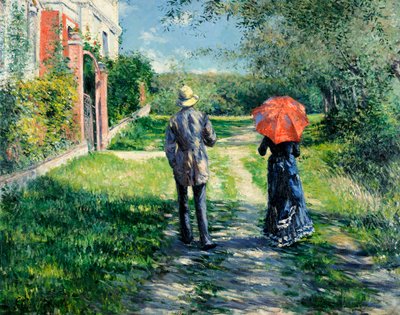Yokuş Yukarı Yol by Gustave Caillebotte