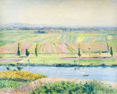 Argenteuil tepelerinden Gennevilliers ovası by Gustave Caillebotte