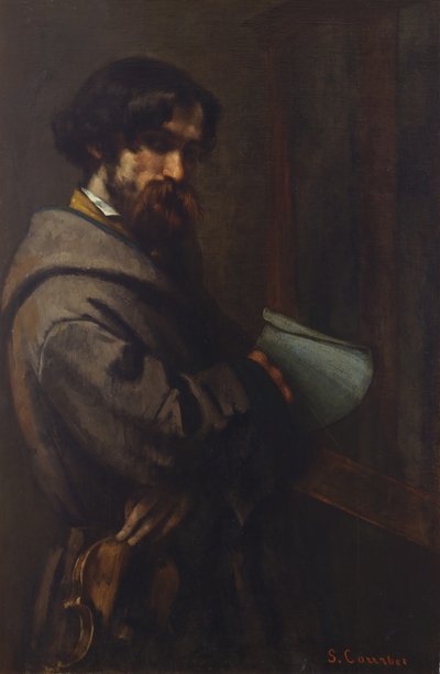 Alphonse Promayet 1822-1872, 1851. by Gustave Courbet