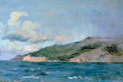 Cebelitarık Boğazı Girişi, 1848. by Gustave Courbet