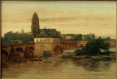 G.Courbet, Frankfurt am Main manzarası…. by Gustave Courbet