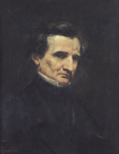 Hector Berlioz (1803-69) 1850 by Gustave Courbet