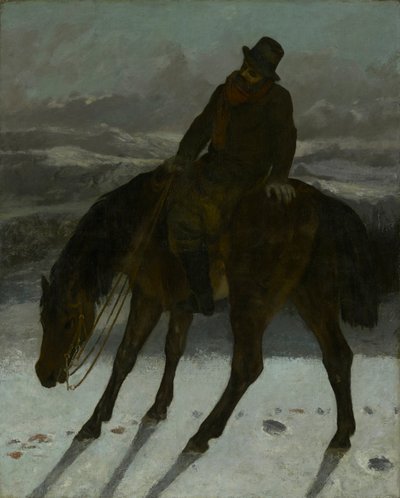 Atlı Avcı by Gustave Courbet