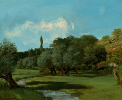 Indre Departmanında La Bretonnerie, 1856. by Gustave Courbet
